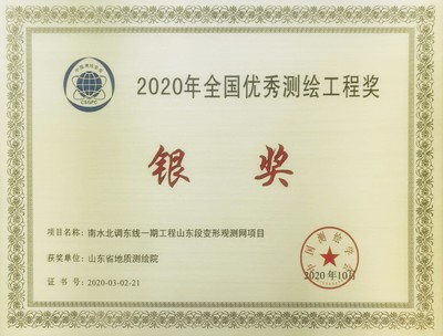 山東省地質測繪院再創佳績，兩項通訊工程喜獲全國優秀測繪工程獎